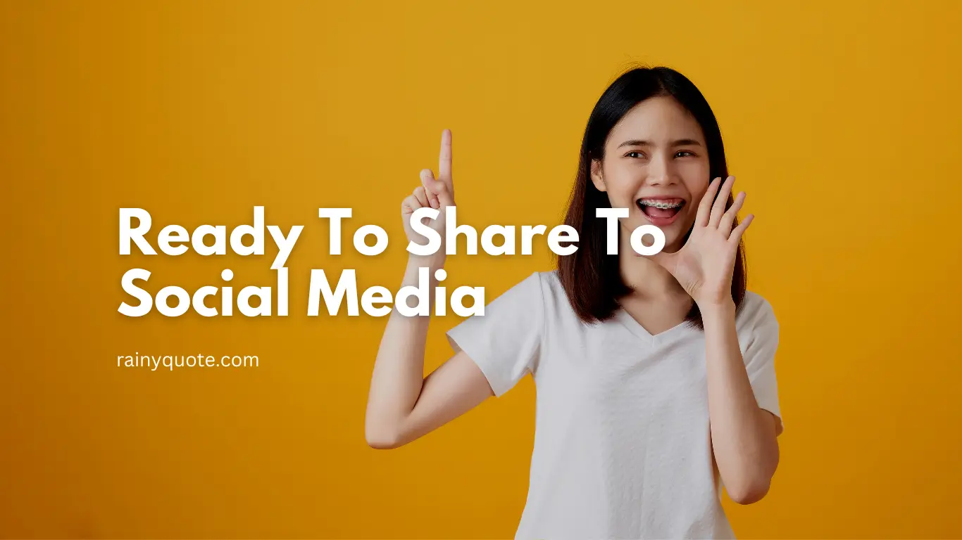 Ready To Share To Social Media
